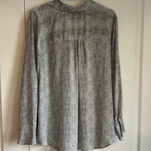 Snakeskin Button up Blouse - Picture 3 of 3